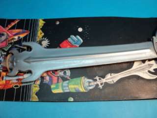 VOLTRON SWORD IN BLISTER, SPEAKS, MADE IN ARGENTINA 1980S  