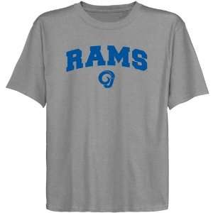  NCAA Angelo State Rams Youth Ash Logo Arch T shirt 