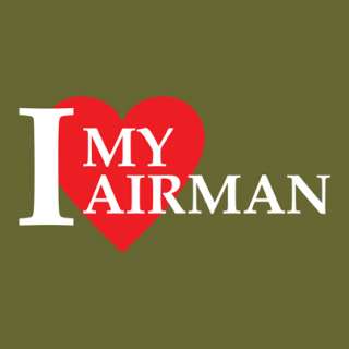 LOVE MY AIRMAN v3 Vinyl Window Decal Sticker VLILMA3  