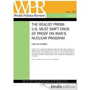 Must Shift Onus of Proof on Irans Nuclear Program (World 