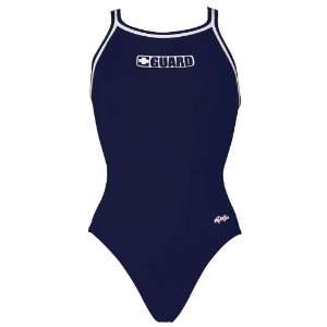  Dolfin Swimwear Guard Swimsuit With DBX Back GUARD NAVY 34 
