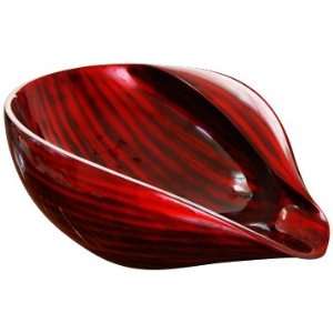  Small Red Black Shell Bowl
