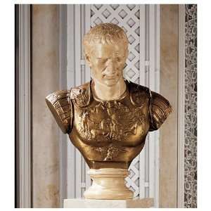  Xoticbrands Roman Julius Caesar Sculpture Statue Bust 
