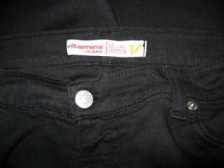 VITAMINA Black Straight Leg Jeans Deluxe Edition  