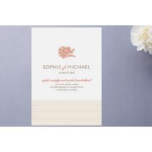  Coral Wedding Announcements
