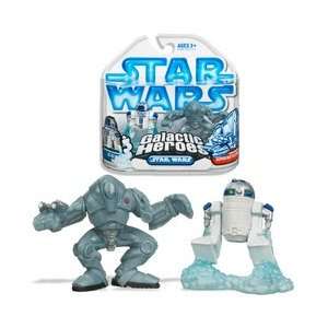   Star Wars Galactic HeroesR2 D2 and Super Battle Droid Toys & Games