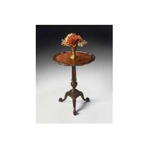  Brass Inlay Accent Table by Butler