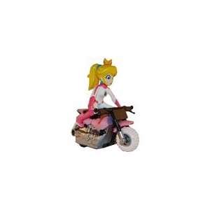  Super Mario Kart Figure Peach On Motorcycle Toys & Games