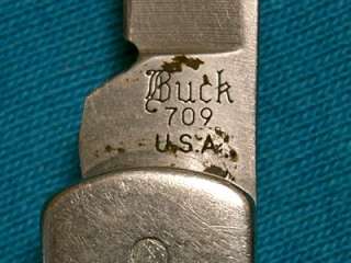 LOT OF VINTAGE KNIVES BUCK 703 311 709 USA FOLDING KNIFE HUNTER POCKET 
