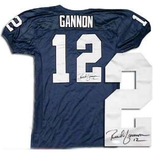  Rich Gannon Autographed Black Authentic Jersey Sports 