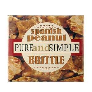 Spanish Peanut Brittle 6oz. Grocery & Gourmet Food
