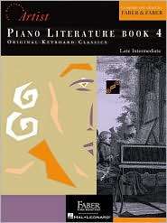 Piano Literature   Book 4 Developing Artist Original Keyboard 