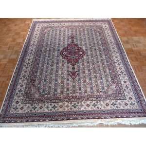  8 x 10 HAND KNOTTED ORIENTAL RUG FINE KASHAN DESIGN 