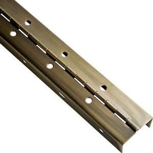   Full Wrap Around Piano Hinge, Antique Brass Plated