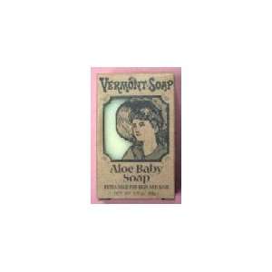  Vermont Soap Organics   Aloe Baby 3.5 Oz Bar Soap Beauty