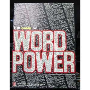  THE GAME OF WORD POWER Toys & Games