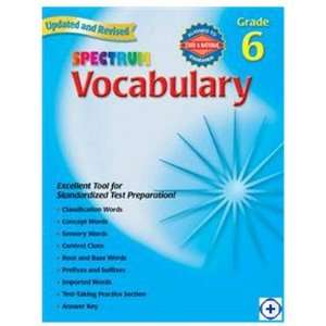 Carson Dellosa Publications MGH0769680860 Vocabulary Gr 6 