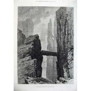  1875 Fine Art View Grey ManS Path Antrim Coast Cliffs