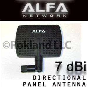 Alfa 7 dBi gain RP SMA directional panel antenna Wi Fi  