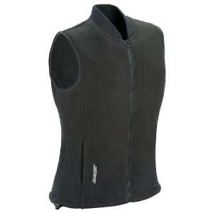  Joe Rocket Reversible Womens Fleece Vest Black Extra Small 