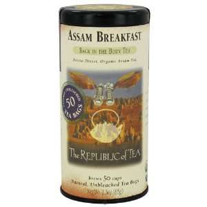 The Republic of Tea   Assam Breakfast   50 Tea Bags  