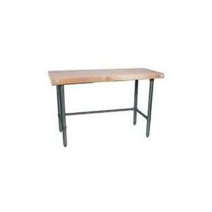  Win Holt Equipment Group Open Bar Work Table w/Wood Top 