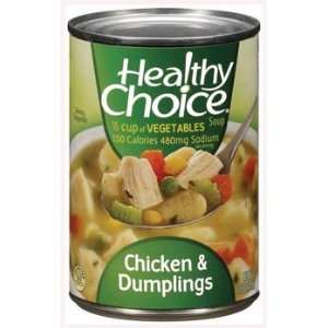 Healthy Choice Chicken Dumplings Soup 15 oz  Grocery 