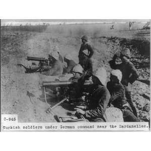 Turkish soldiers,German command,Dardanelles,Gallipoli Peninsula,Turkey 
