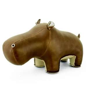  Zuny Series Hippo (Budy) Brown Animal Bookend