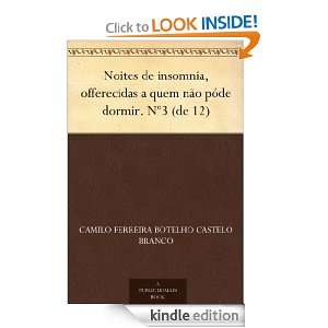 Noites de insomnia, offerecidas a quem não póde dormir. Nº3 (de 12 