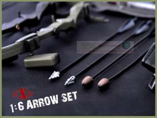 Scale Action Figure RAMBO STALLONE BOW ARROW KNIFE HOYT ARCHERY 