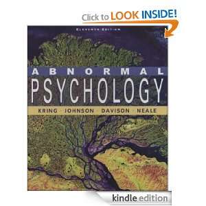 Abnormal Psychology Gerald C. Davison, Ann Kring, Sheri Johnson, John 