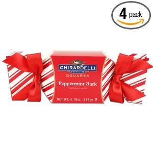 Ghirardelli Chocolate Squares, Peppermint Bark, 4.15 Ounce Holiday 