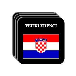 Croatia (Hrvatska)   VELIKI ZDENCI Set of 4 Mini Mousepad Coasters