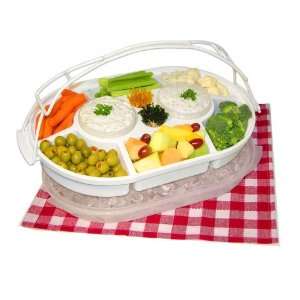   Salsa Vegetable Fruit Serving Tray      DISCONTINUED Electronics