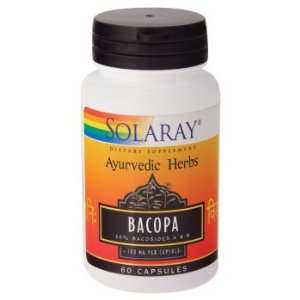  Solaray   Bacopa Ayurvedic Herbs, 100 mg, 60 capsules 
