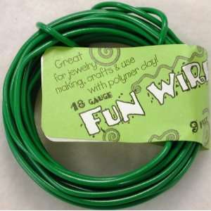  Fun Wire 18 Gauge Coil   Sour Apple Toys & Games