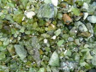 2,268 Carat Lots of Natural Pakistan Peridot Rough   Over 1 Pound Each 