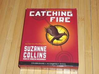 Catching Fire Hunger Games Suzanne Collins Unabridged Audio Book 10 CD 