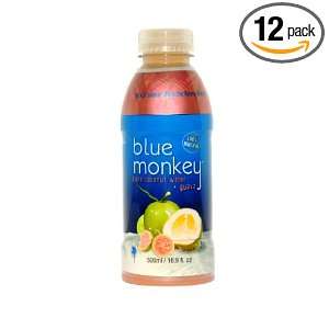 Blue Monkey Coconut Guava All Natural juices Drink, 16.9 Ounce (Pack 
