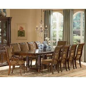  Sonoma 11 Pc Double Pedestal Dining Set by Steve Silver 