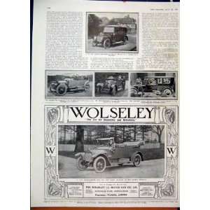    1913 Advert Wolseley Motor Car Vauxhall Scout Rally