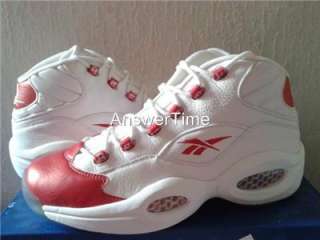 REEBOK QUESTION MID IVERSON PEARLIZED RED 2003 SAMPLE SHOES US 9 