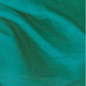  54 Wide Promotional Dupioni Silk Turquoise Blue Fabric 