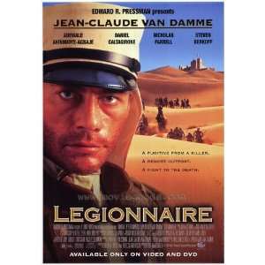  (27x40) Legionnaire Movie Jean Claude Van Damme Original 