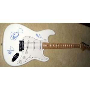  RUSH signed AUTOGRAPHED signed GUITAR *proof Everything 