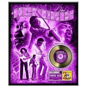  Jimi Hendrix Purple Haze framed gold record Everything 