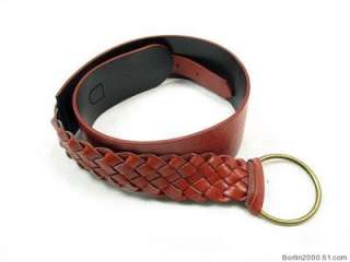 NEW Bohemian Chic Faux Leather Brown Belt  