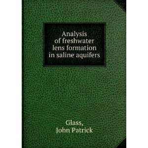   lens formation in saline aquifers John Patrick Glass Books