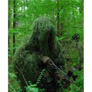 Synthetic Ultra Light Ghillie Bow Hunting Jacket Left Hand Leafy Green 